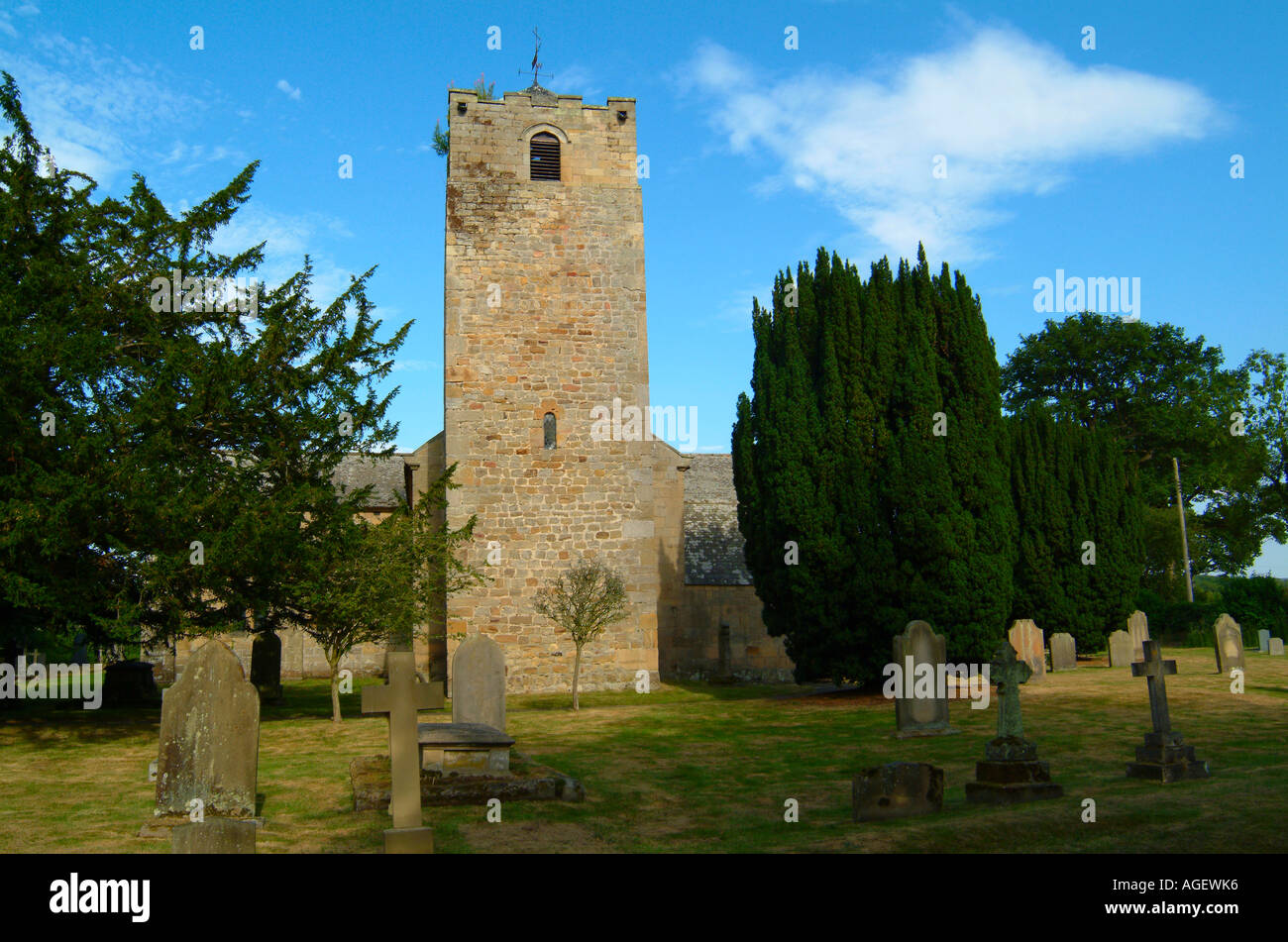 St. Michael und alle Engel Kirche Warden Hexham Northumberland England Vereinigtes Königreich UK Stockfoto