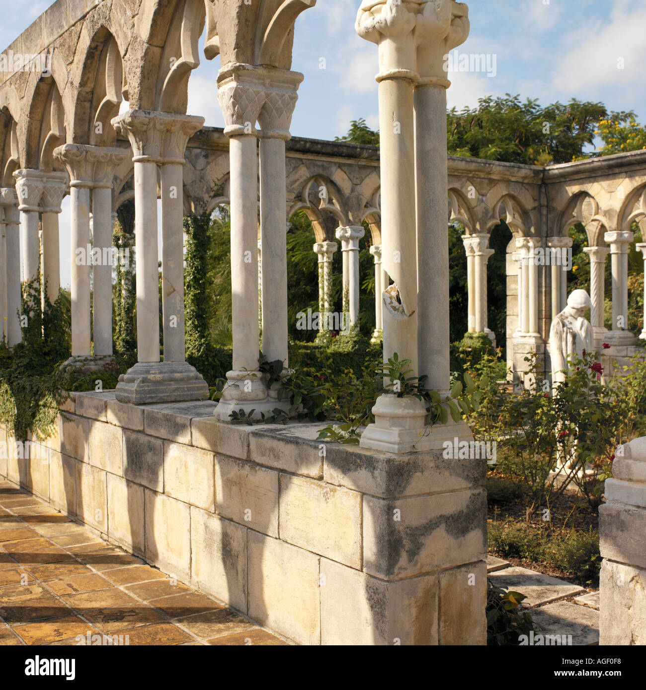 die Klöster in Nassau auf New Providence auf den Bahamas Stockfoto