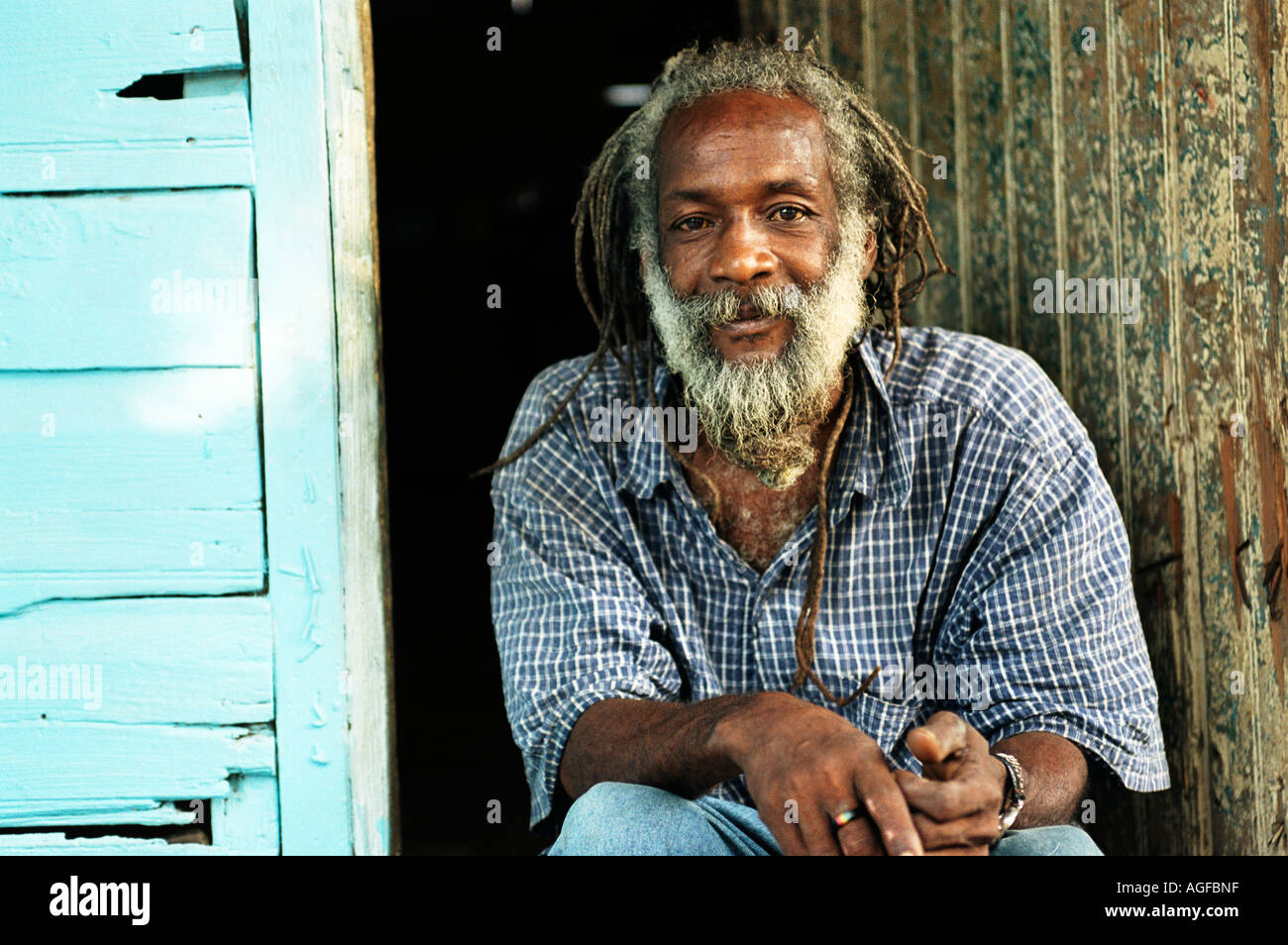 Macca alte Furcht in Kingston Jamaika Stockfoto