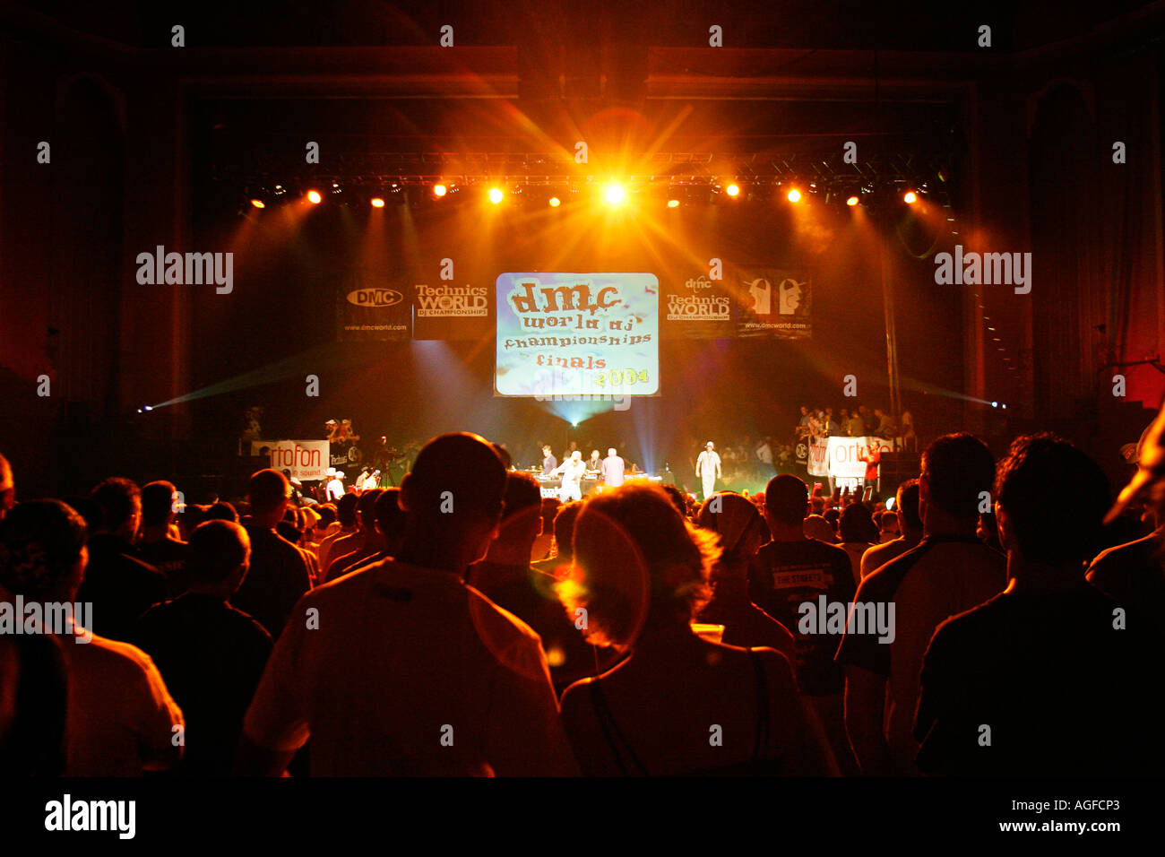 DMC Technics DJ-Weltmeisterschaften im Hammersmith Apollo Stockfoto