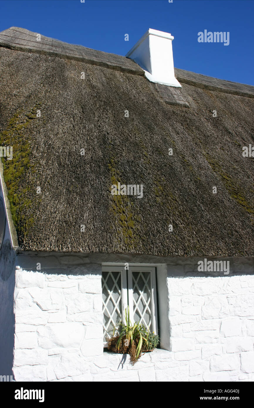 "The Quiet Man"-Ferienhaus in Cong, County Mayo, Irland Stockfoto
