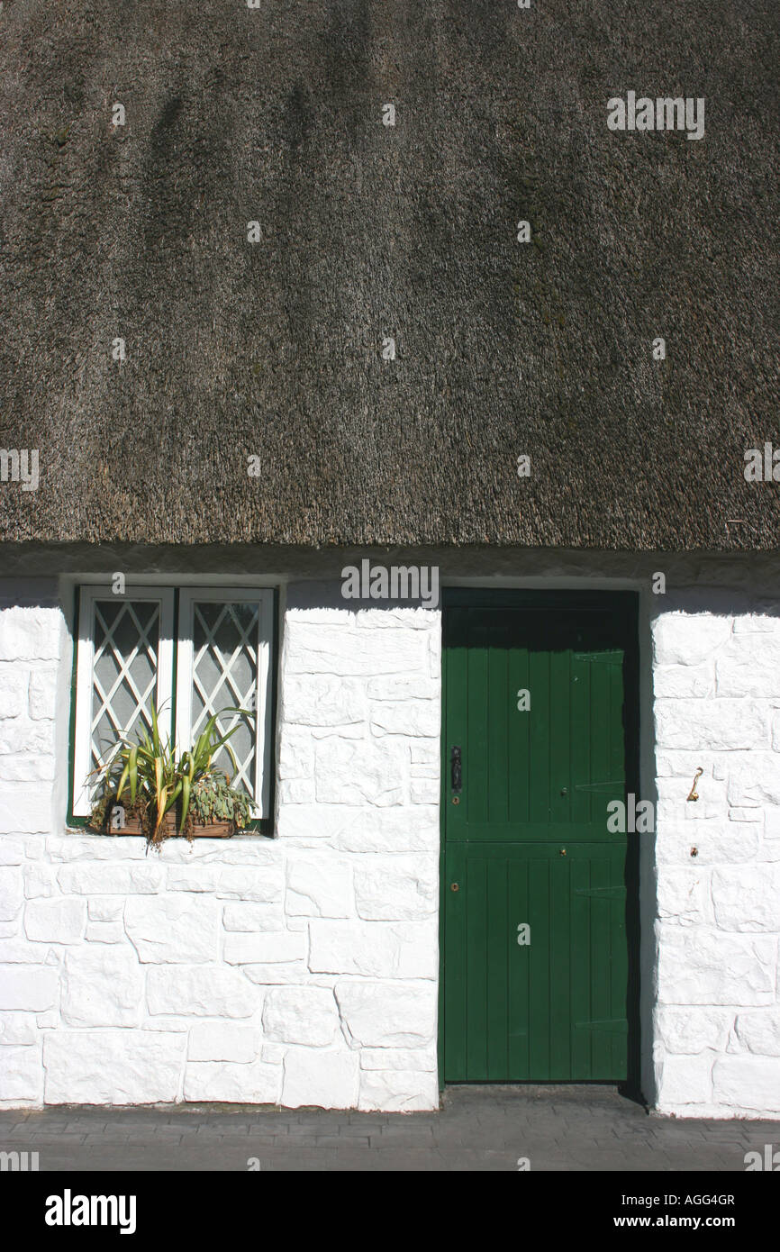 "The Quiet Man"-Ferienhaus in Cong, County Mayo, Irland Stockfoto