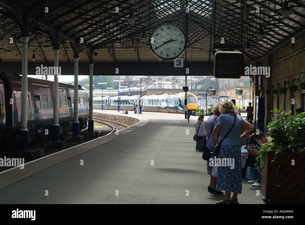 Bahnhof, Scarborough, East Yorkshire, England, Sommer 2006 Stockfoto