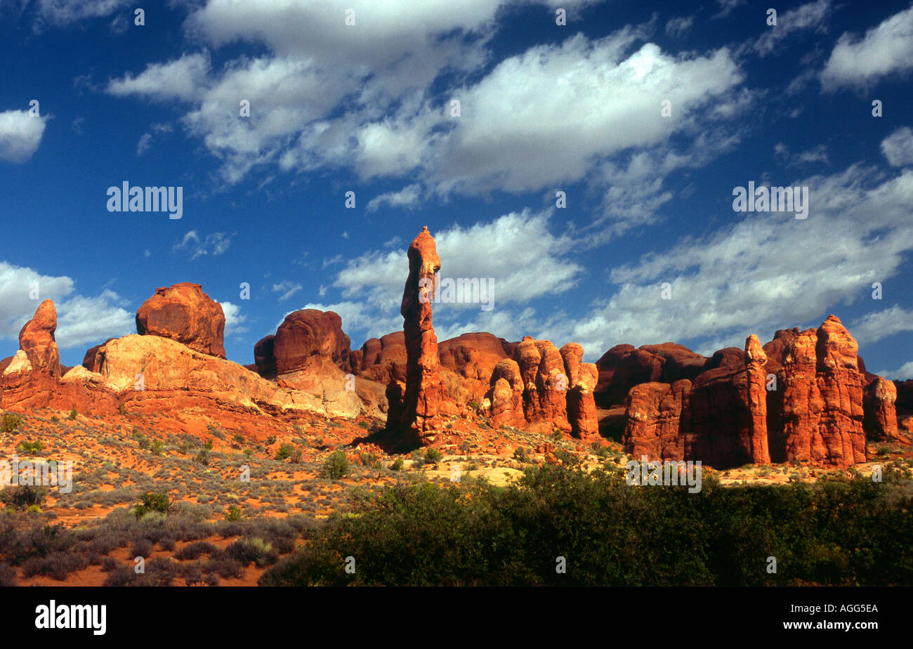 Garden Of Eden Arches National Park in der Nähe von Moab Utah Stockfoto