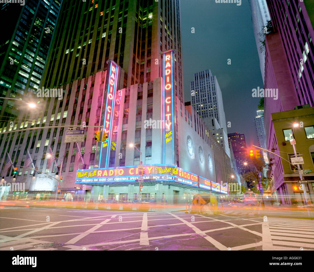 RADIO CITY NEW YORK Stockfoto
