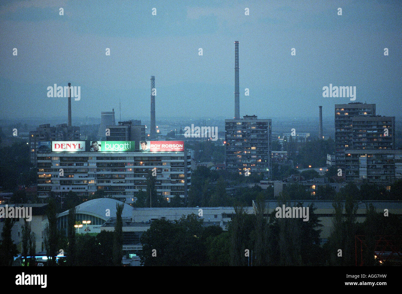 Stadtbild von Plovdiv, Bulgarien Stockfoto