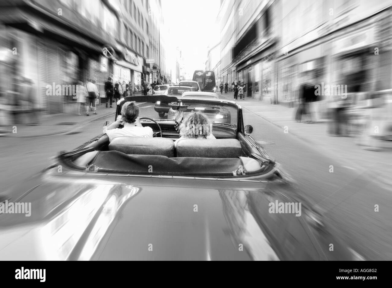 Klassische amerikanische Auto/Automobil, Götgatan, Stockholm, Schweden Stockfoto