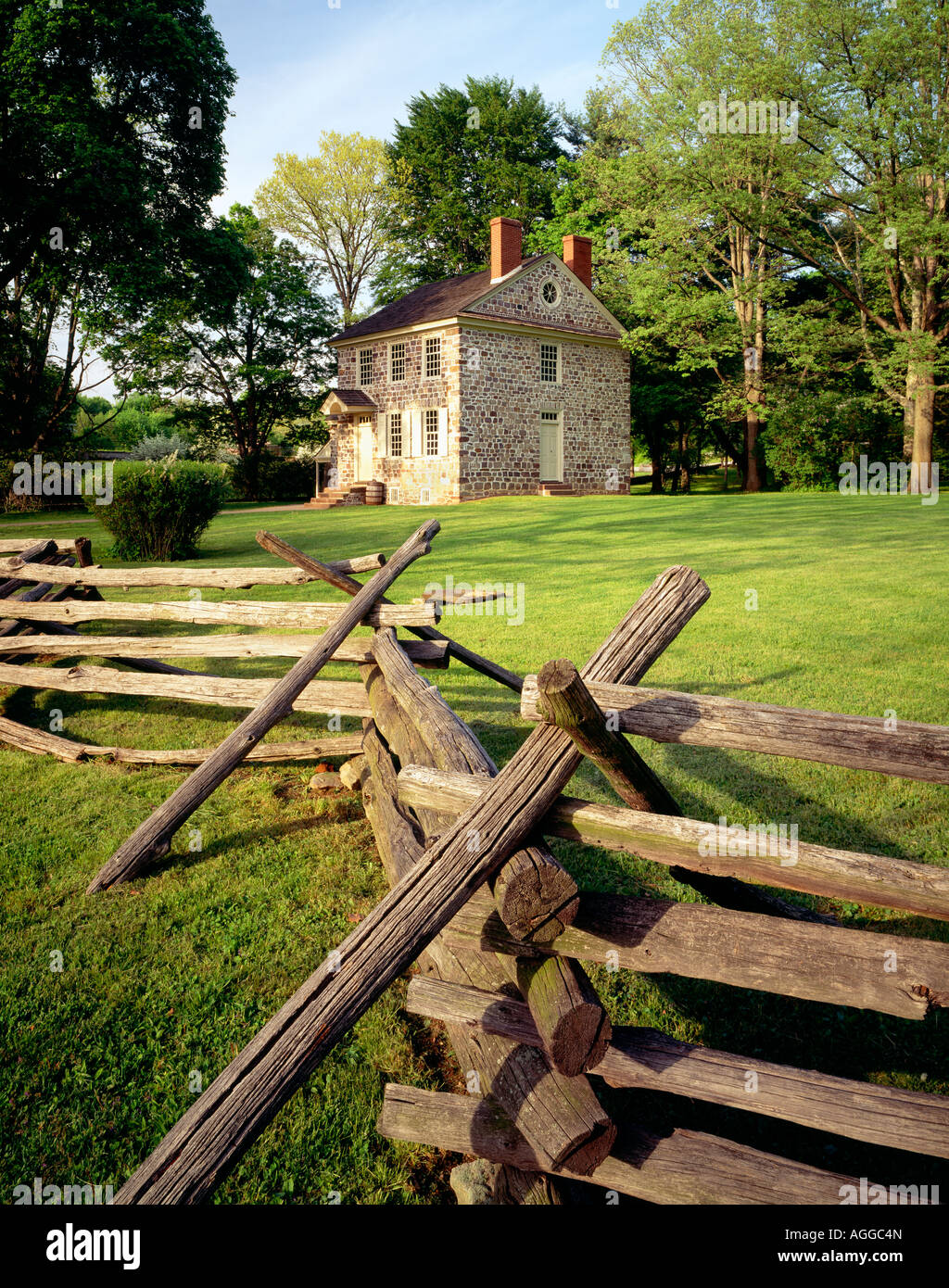 Washingtons Hauptsitz In Valley Forge National Historic Park, Montgomery County, Pennsylvania, USA Stockfoto
