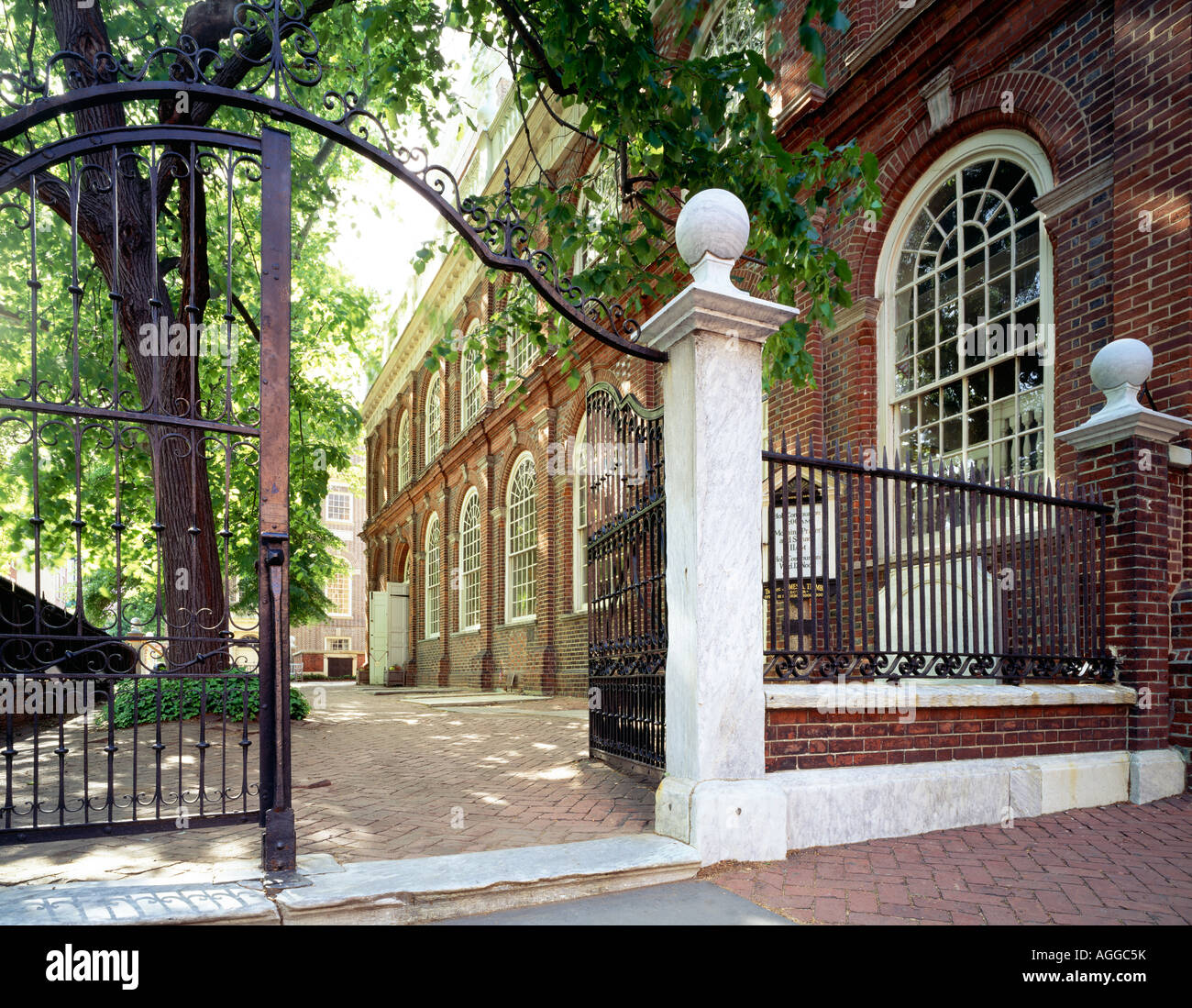 Christuskirche, 1754, bischöfliche, historische Gebäude, Philadelphia, Pennsylvania, Usa, Stockfoto