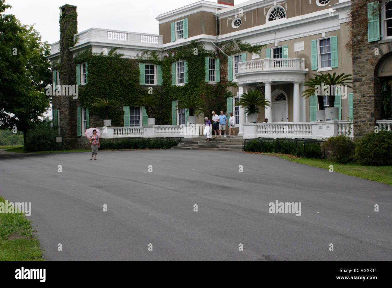 Springwood die Heimat der Franklin Delano und Eleanor Roosevelt Hyde Park, NY USA Stockfoto