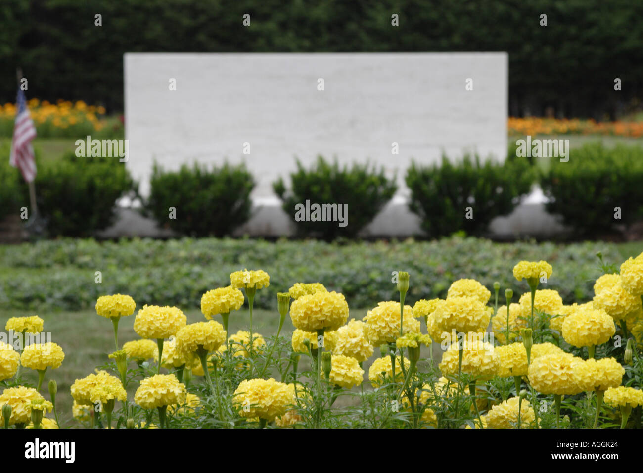 Grab von Franklin Delano und Eleanor Roosevlt in Hyde Park, NY Stockfoto
