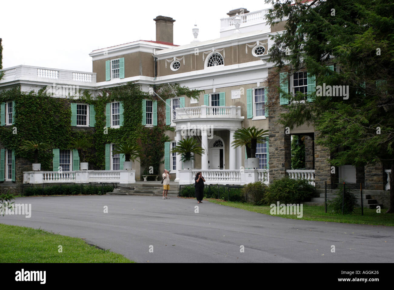 Springwood die Heimat der Franklin Delano und Eleanor Roosevelt Hyde Park, NY USA Stockfoto