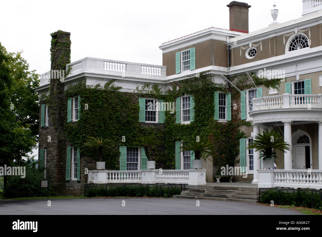 Springwood die Heimat der Franklin Delano und Eleanor Roosevelt Hyde Park, NY USA Stockfoto