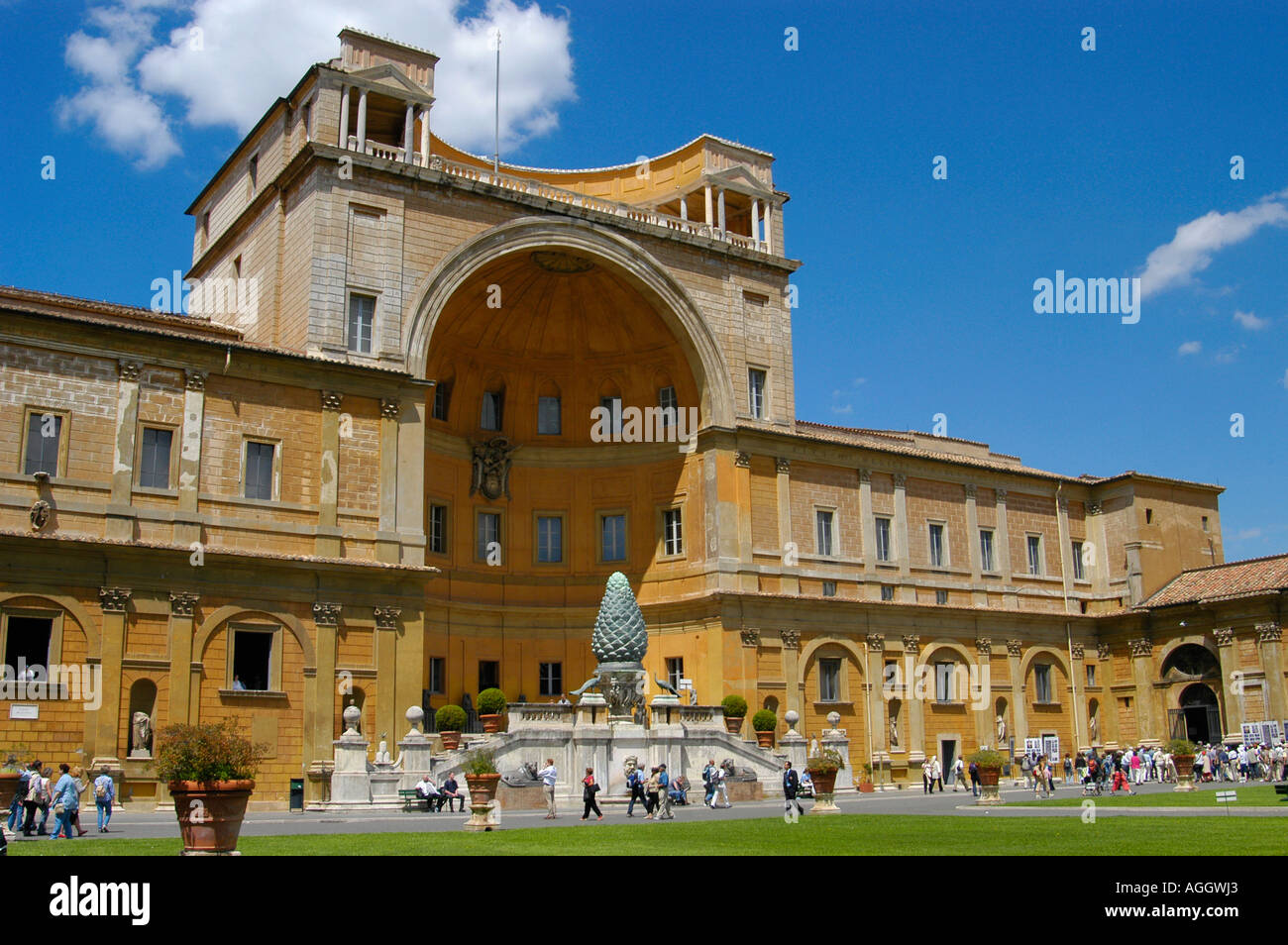 Teil der Vatikanischen Museen, Vatikan, Rom, Italien Stockfoto