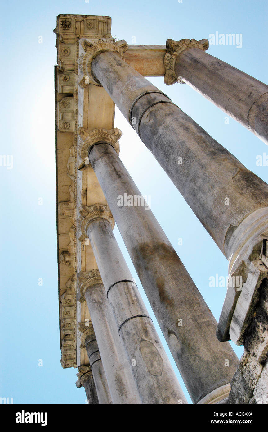 Ruinen des Forum Romanum, Foro Romano, Rom, Italien Stockfoto