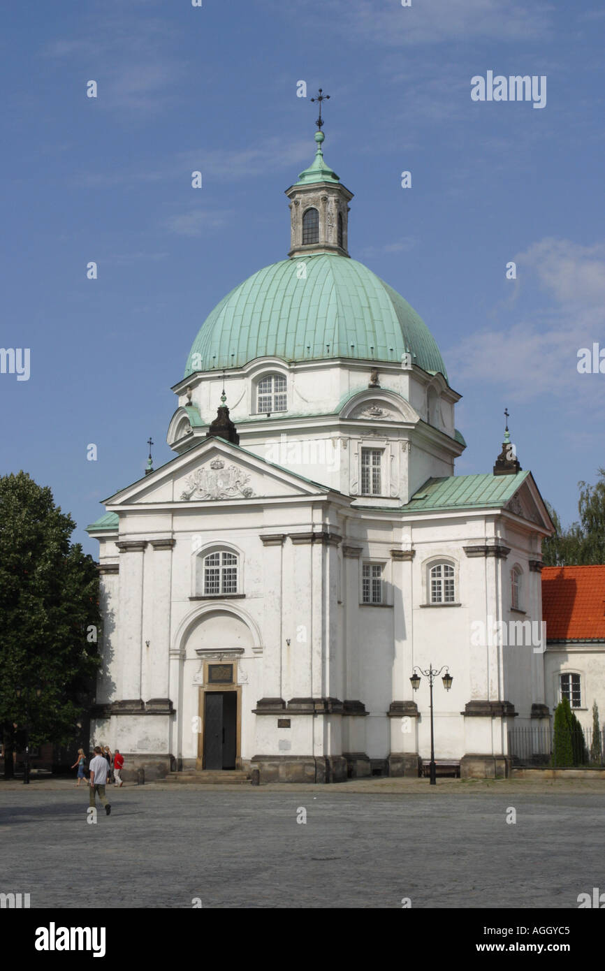 Die Kirche der Nonnen des Allerheiligsten in Warschau Neustadt entworfen von Tylman Van Gameren Stockfoto