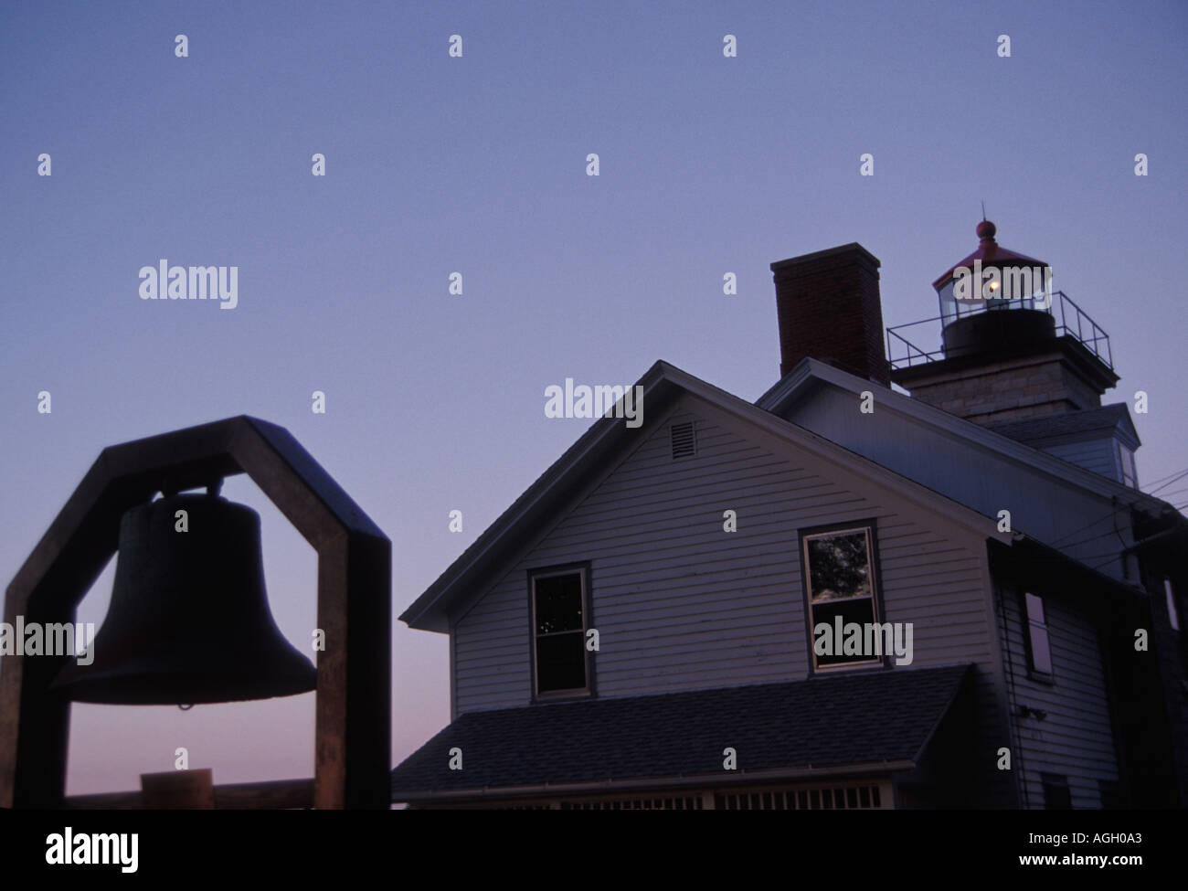 Leuchtturm am Lake Ontario oberen New York State Stockfoto