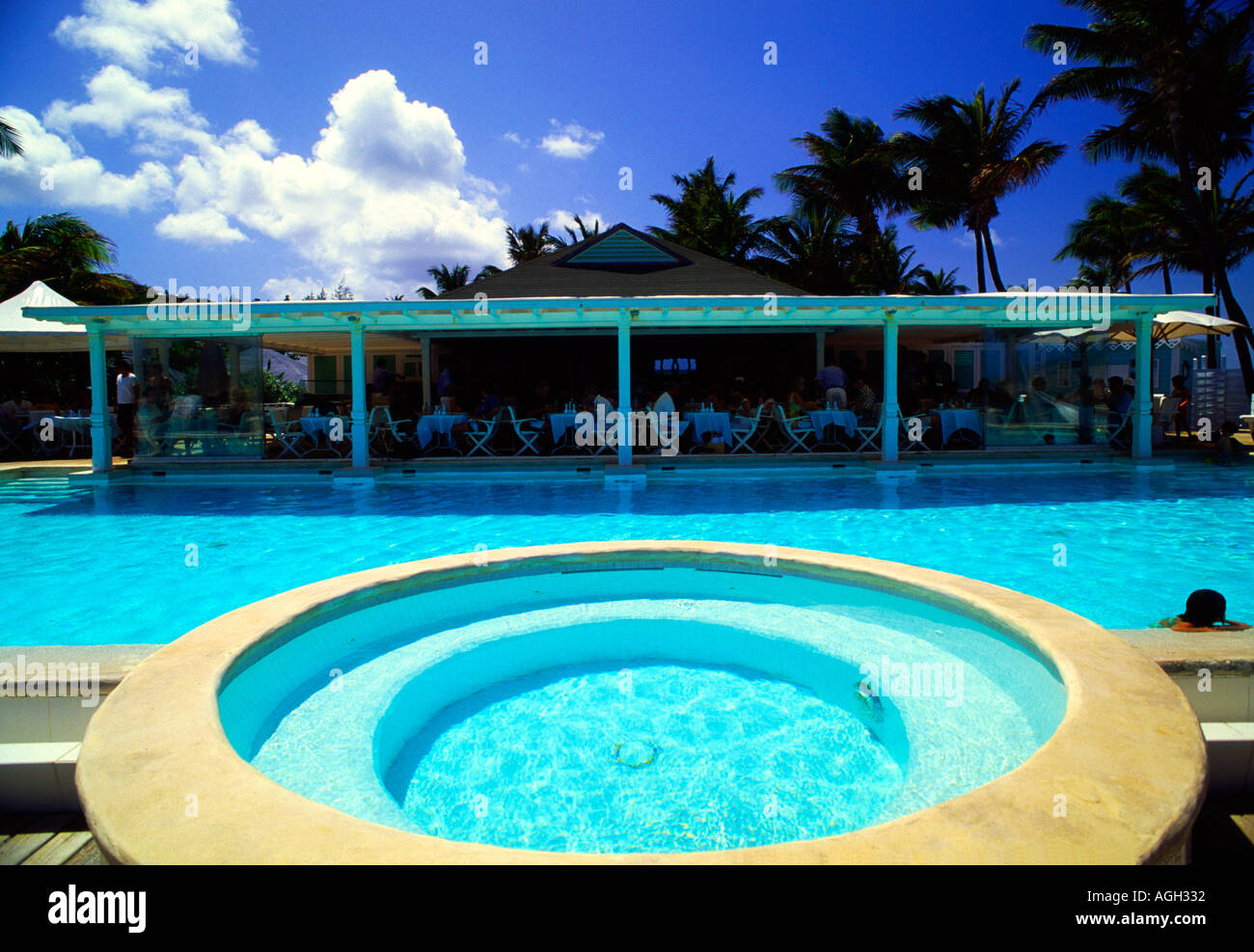 Hotel Guanahani Grand Cul de Sac St. Barts französische West Indes Stockfoto