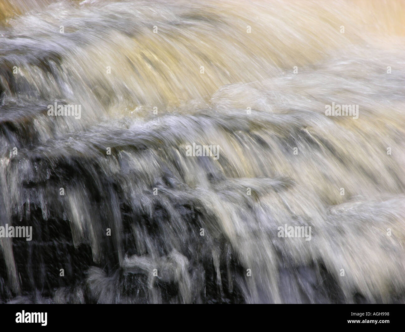 Der Lower Falls im Tahquamenon Falls State Park in Michigan s obere Halbinsel Stockfoto