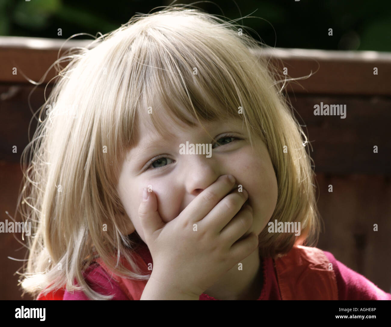 Porträt eines Mädchens, Deutschland Stockfoto