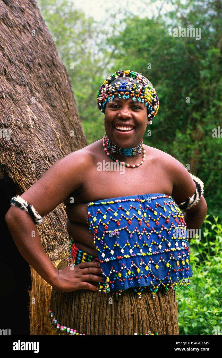 Südafrika Phe Zulu Zulu Frau Stockfotografie Alamy