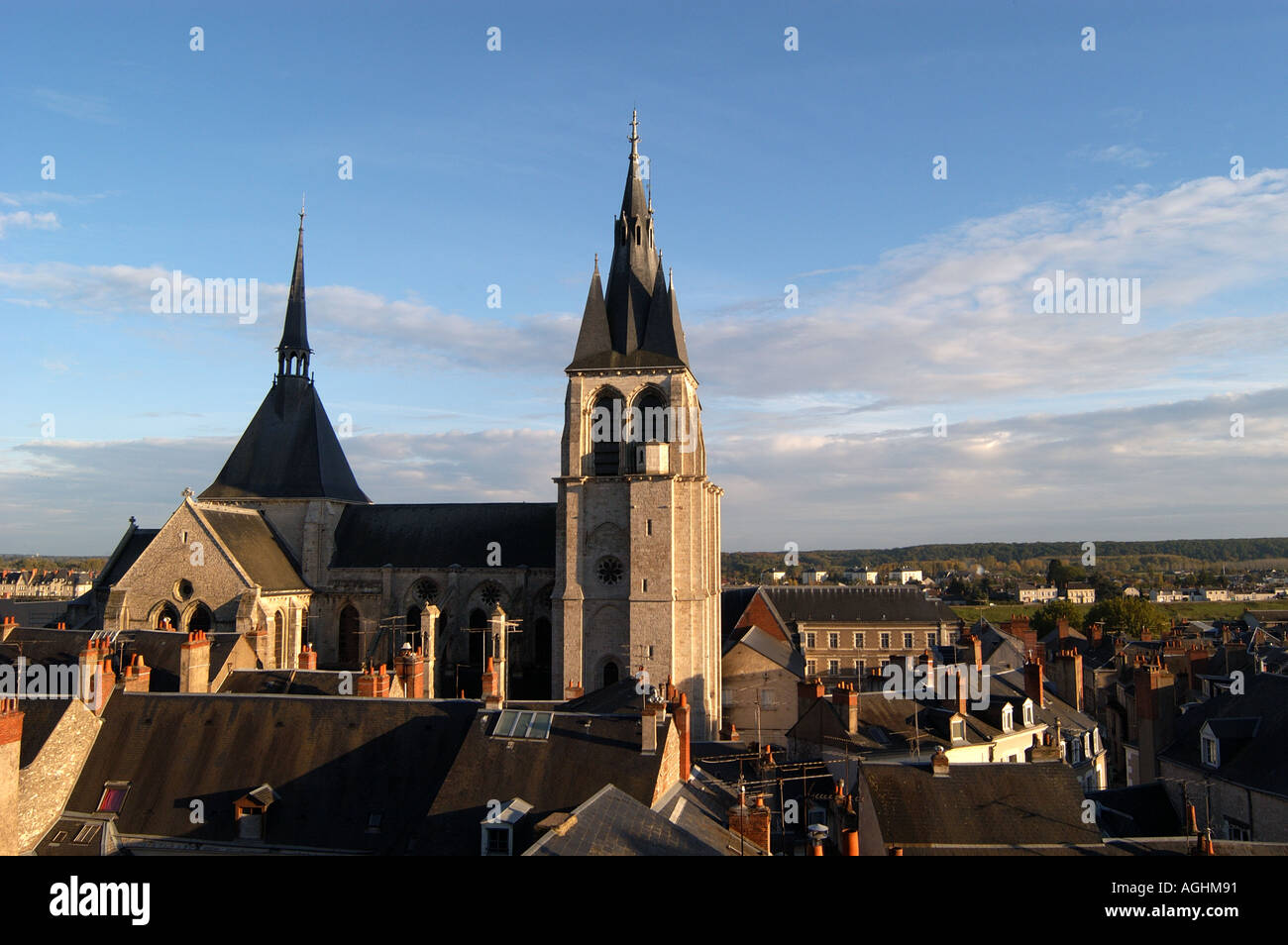 St-Nicolas-Kirche Blois Frankreich Stockfoto