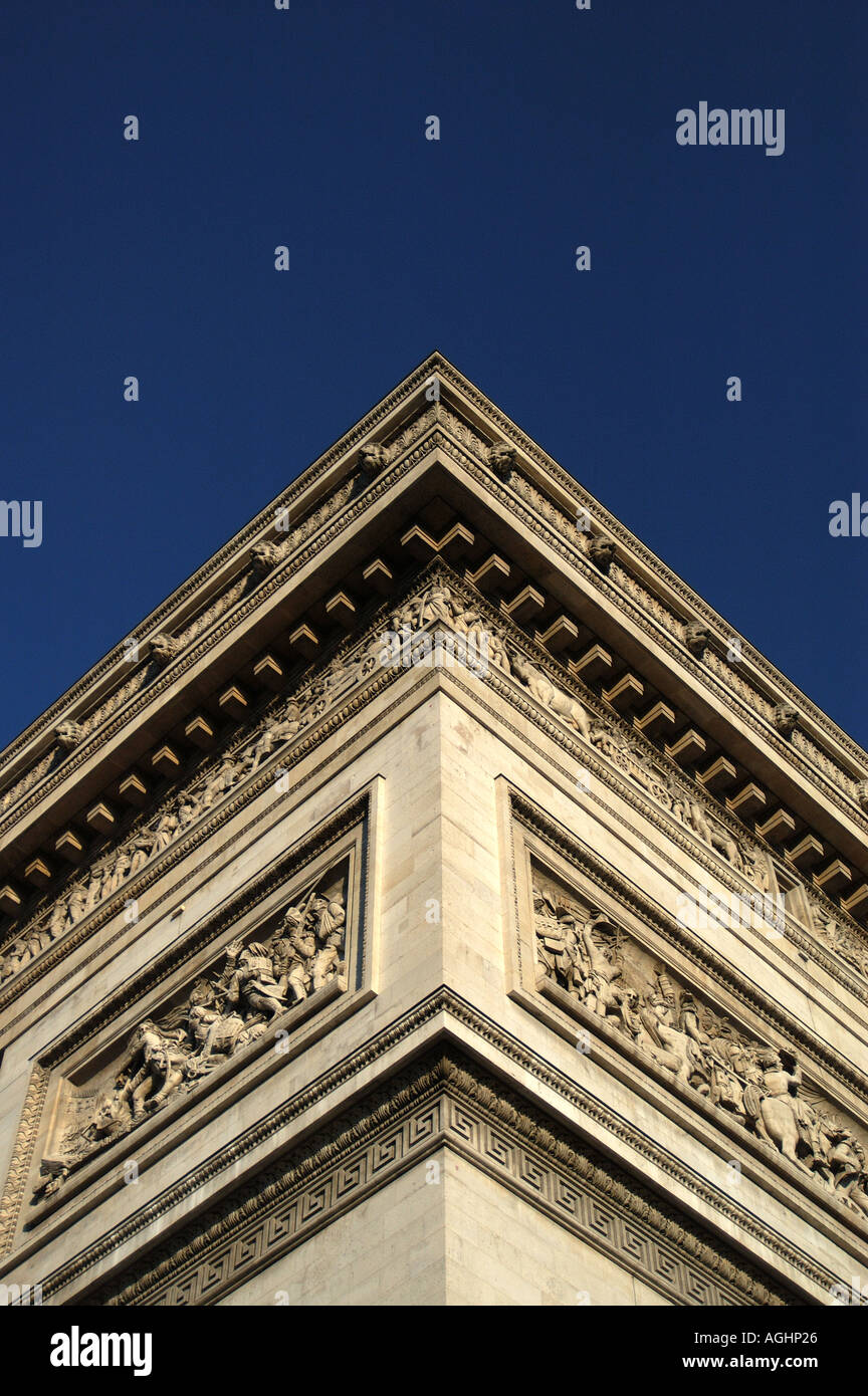 Arc de Triomphe Paris Frankreich Stockfoto