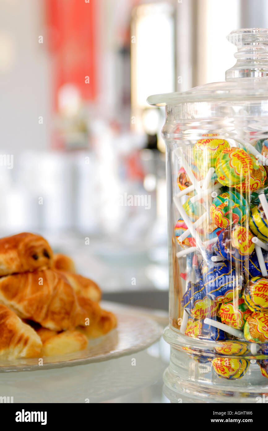 Kuchen und süße Stockfoto