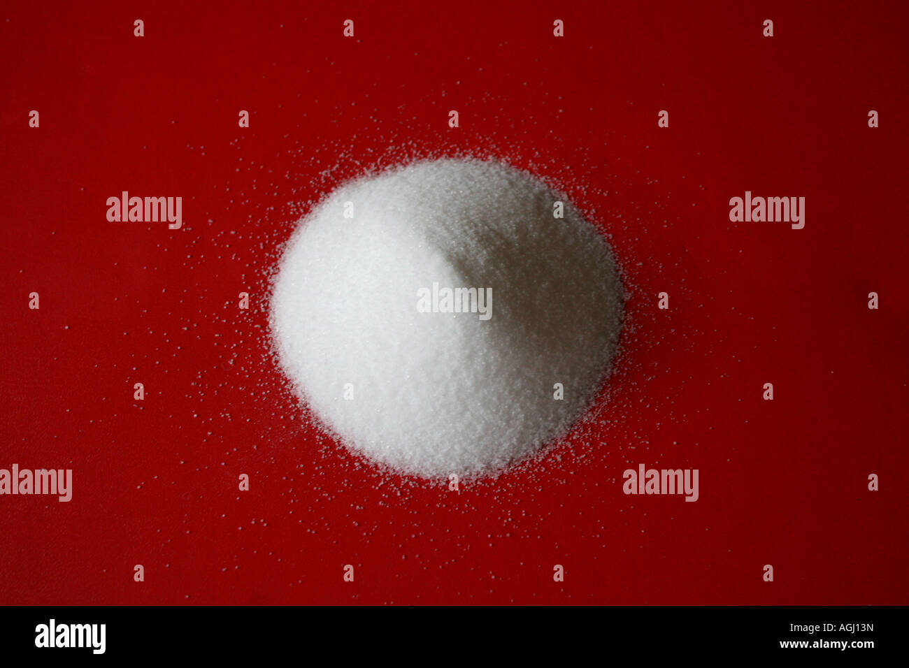 Kochsalz oder Natriumchlorid NaCl Stockfoto