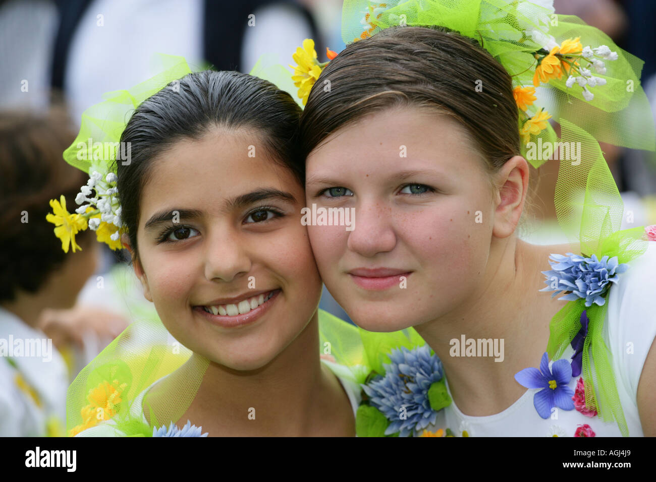 Madeira Funchal Frühlingsfest Blume Stockfoto