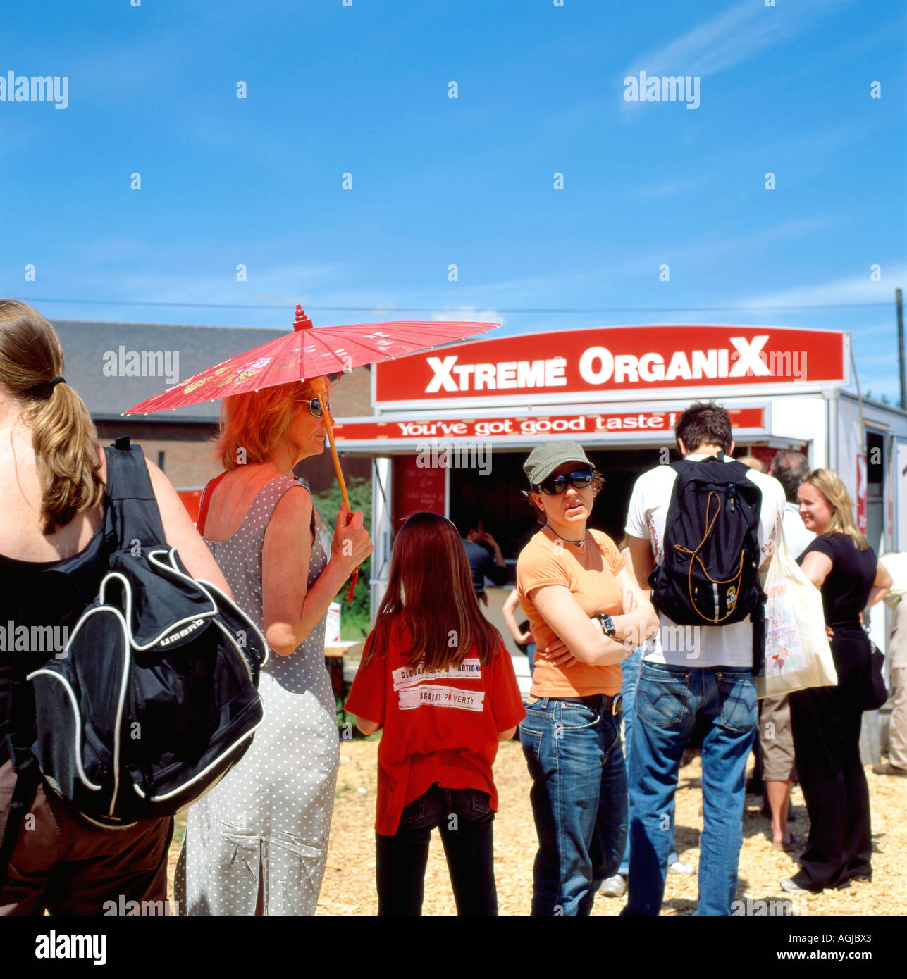 Xtreme Organix Garküche für beste Take-away-BBC 2007 UK Biolebensmittel und Landwirtschaft Awards nominiert Stockfoto