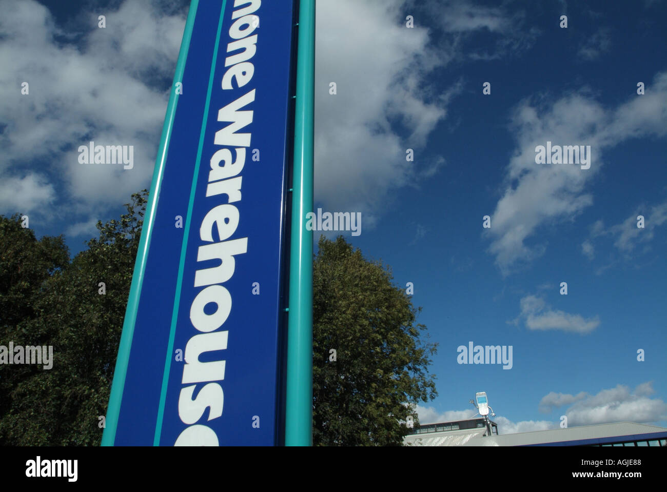 Carphone Warehouse Dot Com Warrington uk Stockfoto