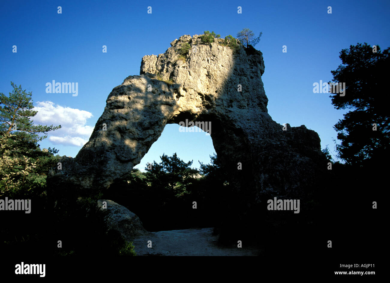 Montpellier-le-vieux Stockfoto