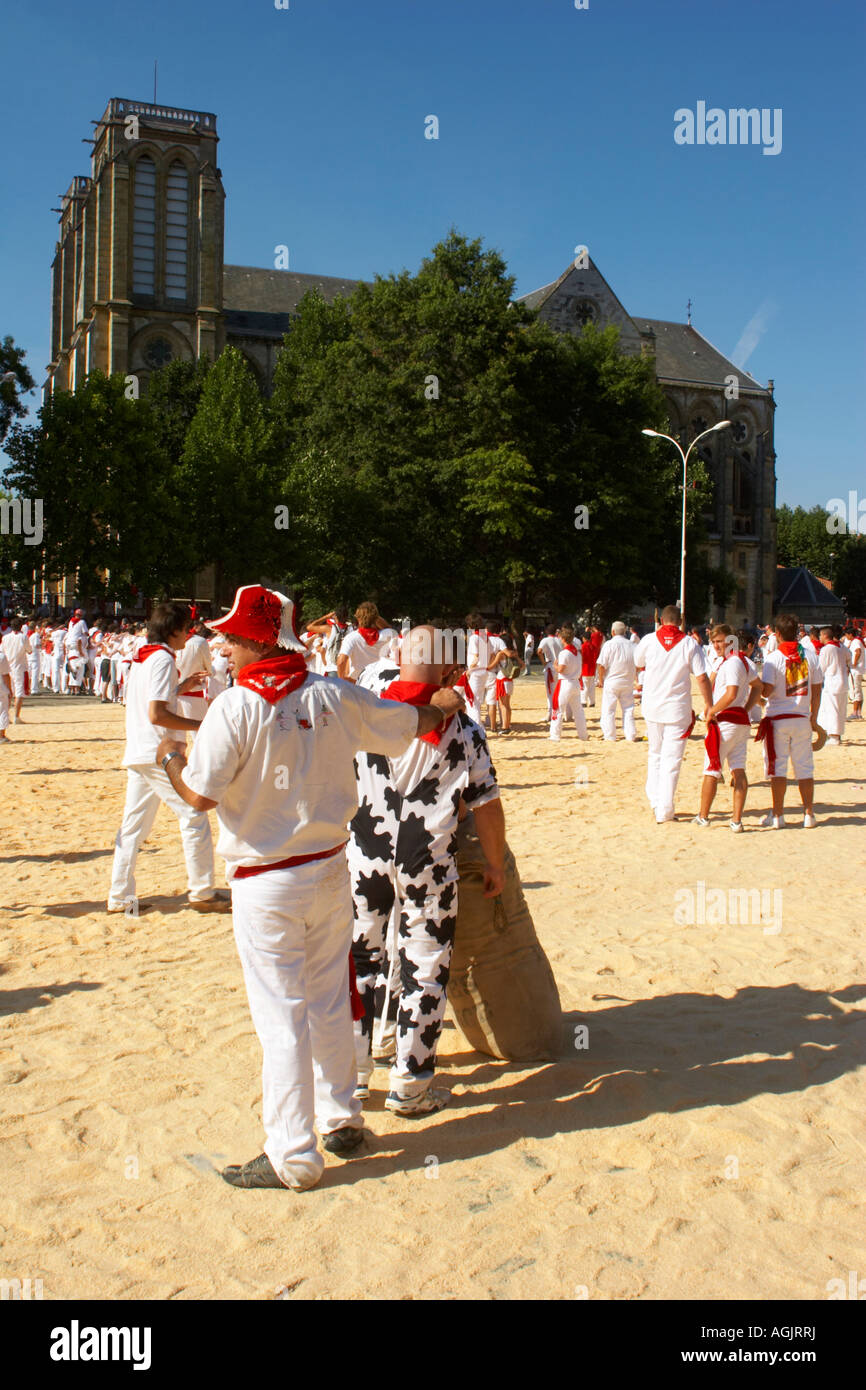 Bayonne Festival august 2007 Frankreich In der arena Stockfoto