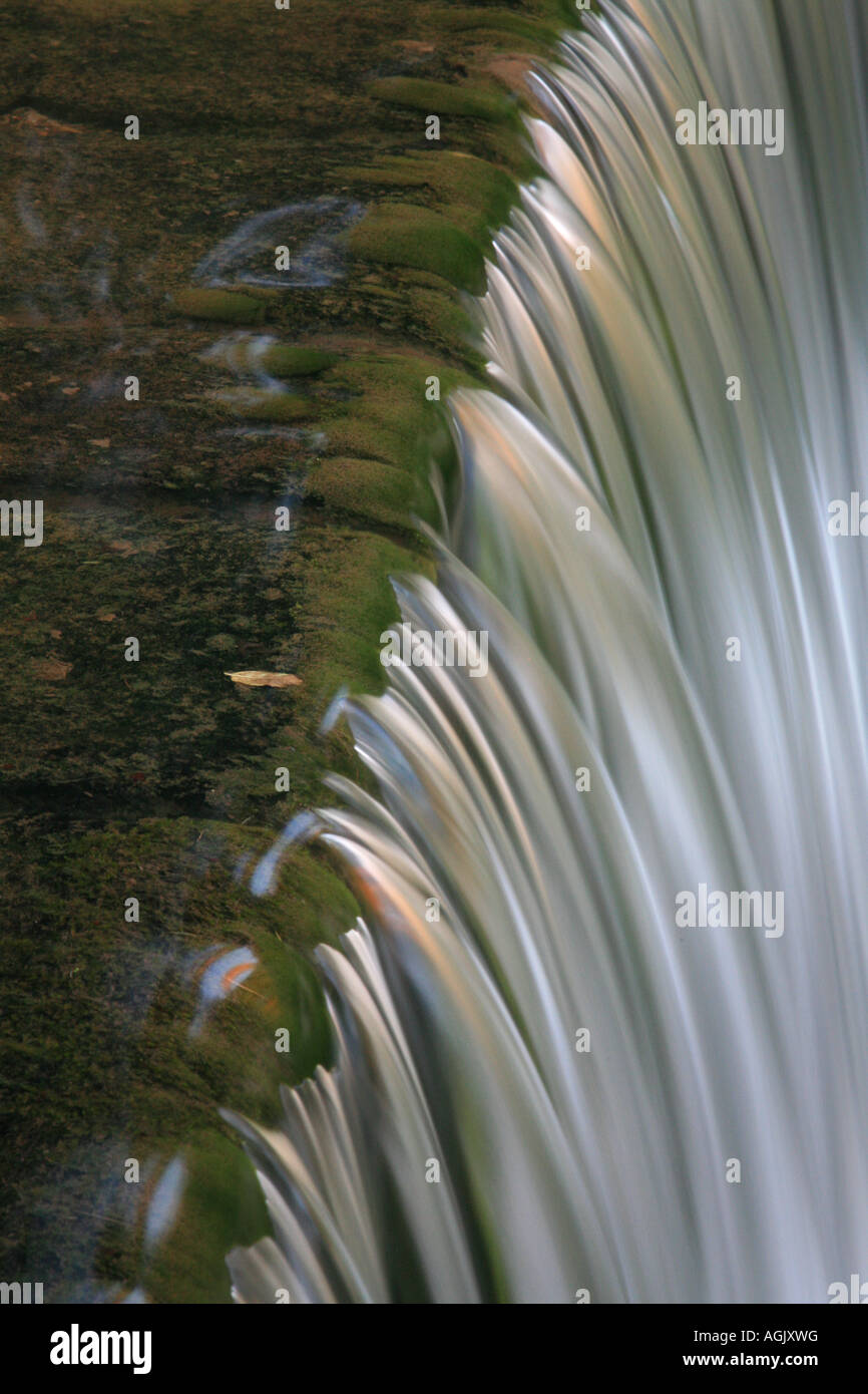 Wasserfall-detail Stockfoto