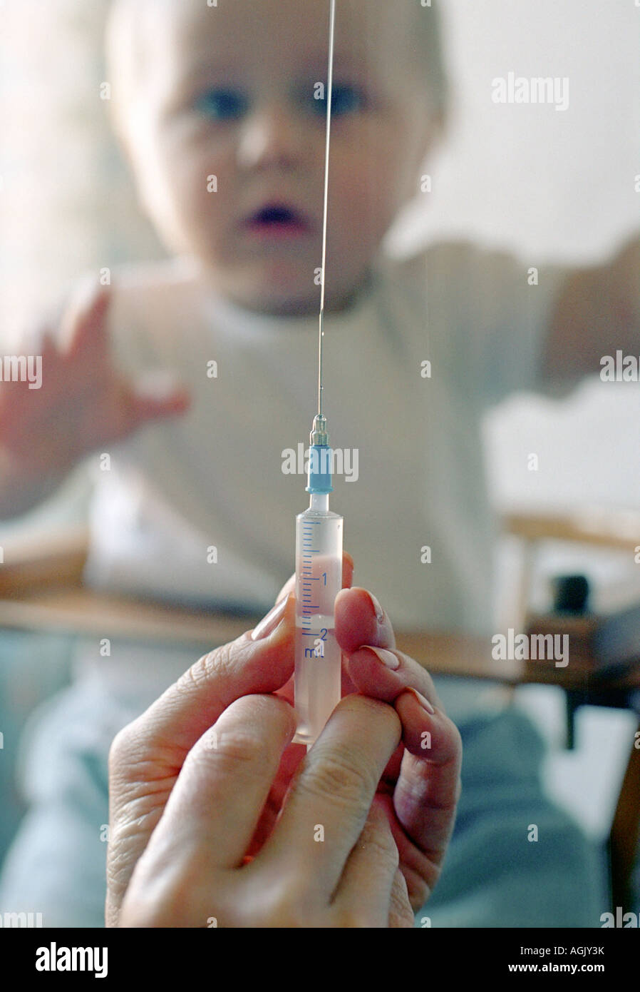 Kind medizinische Impfung Stockfoto