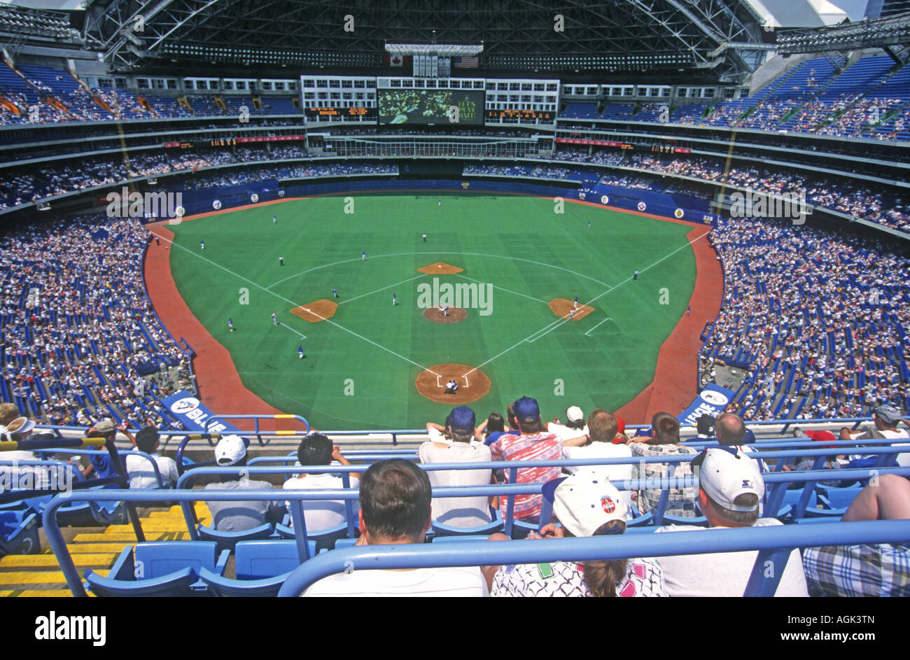 In Toronto, Kanada ist der berühmte Veranstaltungsort für Baseball der ikonischen Skydome-Stadion, Heimat des lokalen Blue Jays-Teams Stockfoto