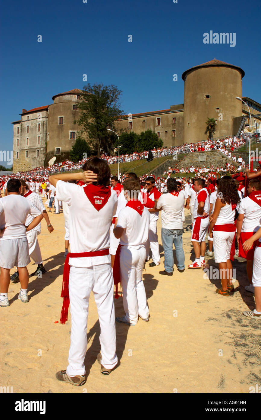 Bayonne Festival august 2007 Frankreich In der arena Stockfoto