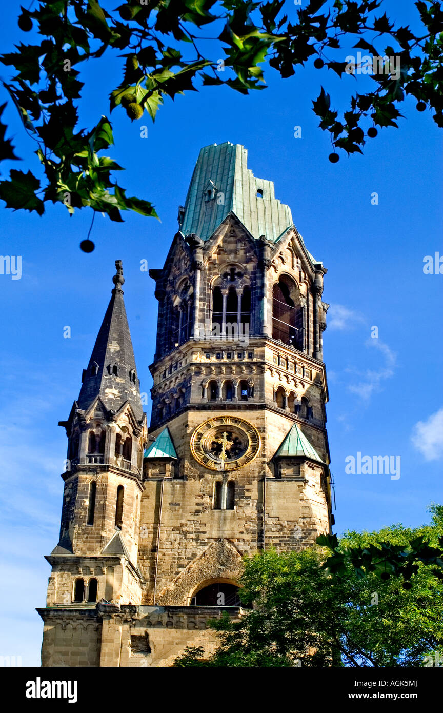 Berlin Kaiser Wilhelm Gedachtniskirche Gedachtnis Kirche Kirche Kurfürstendamm Berlin Stockfoto