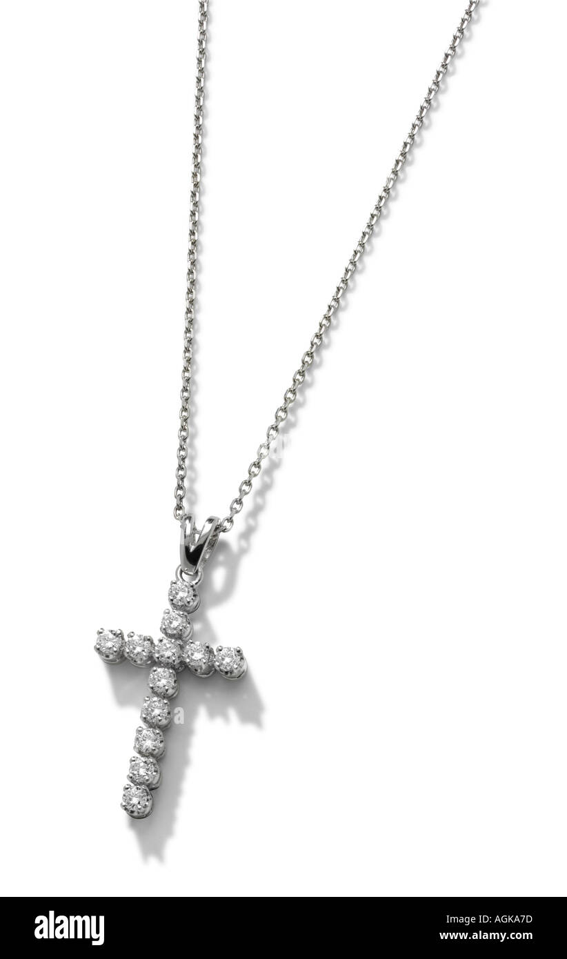 Diamant Kreuz Stockfoto