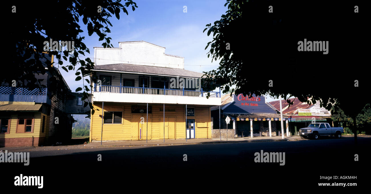 Kolonialbauten, Beach Rd, Apia, Samoa Stockfoto