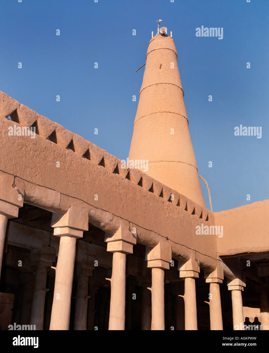 Gassim Saudi Arabien Schlamm Moschee Stockfoto