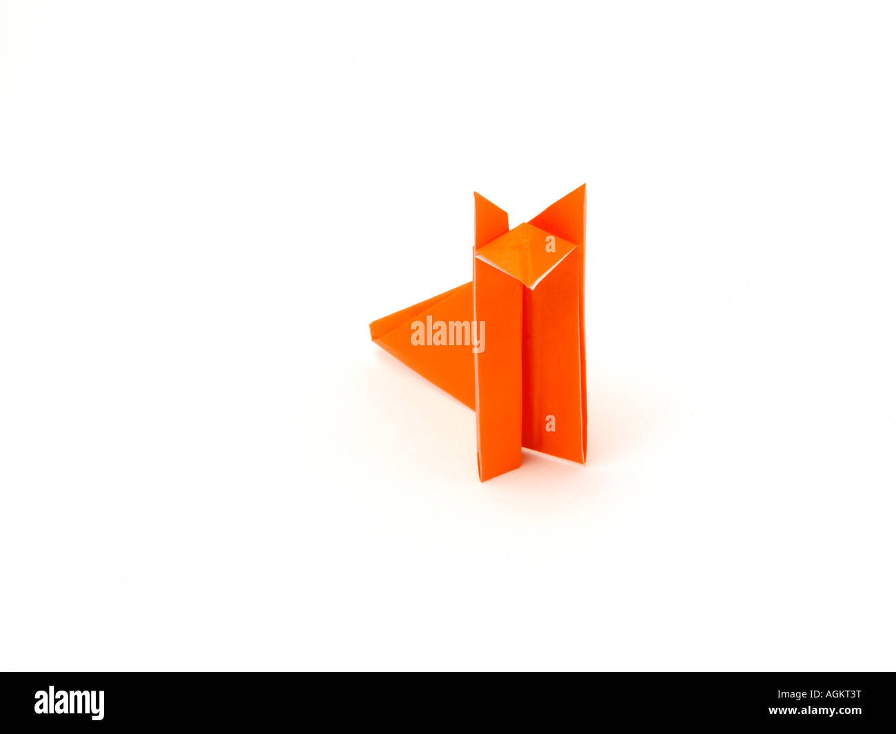 Origami-Hund-Fuchs Stockfoto