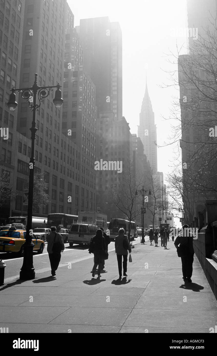 42ND STREET AND 5TH AVENUE NEW YORK Stockfoto