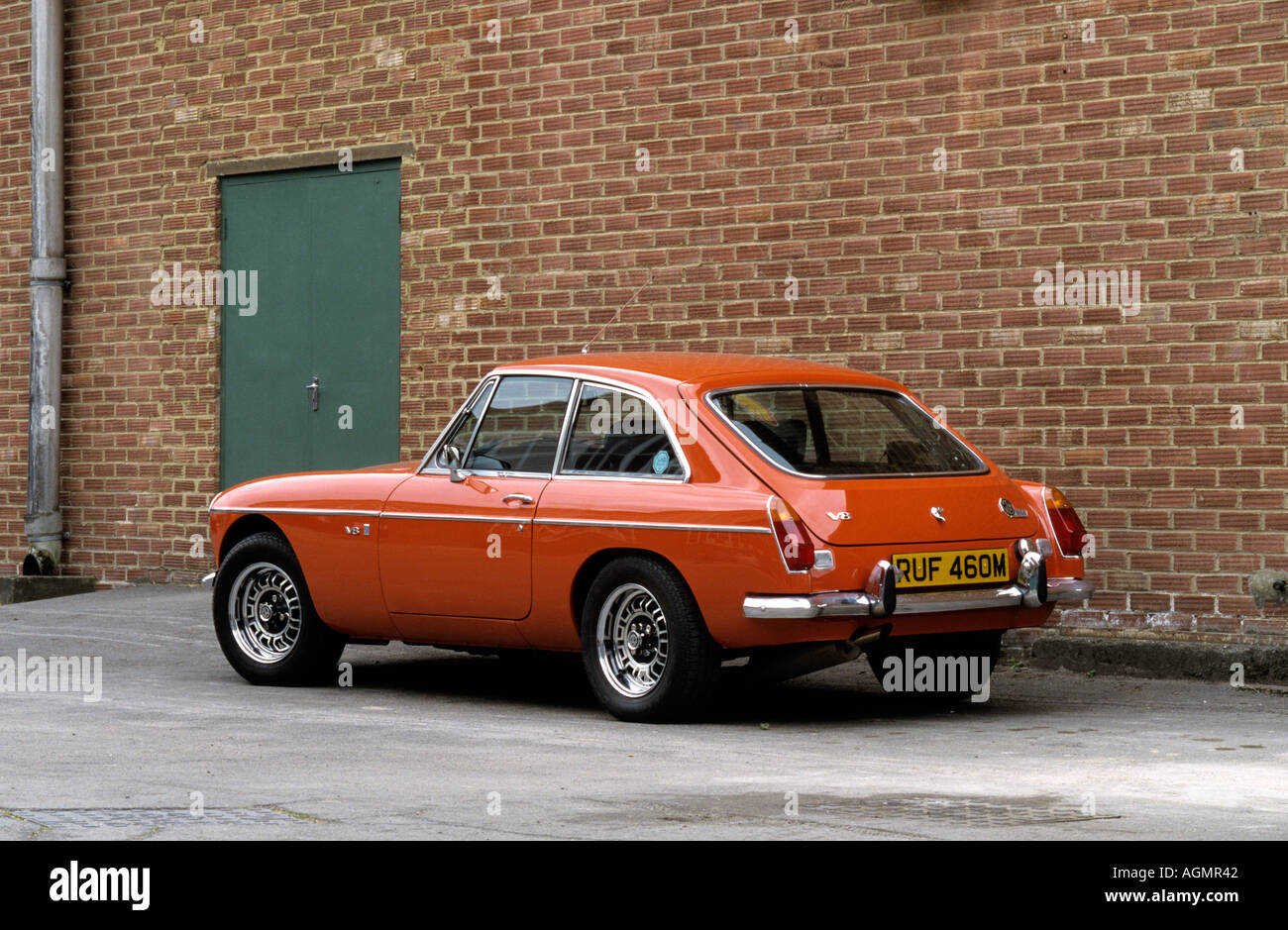 MG BGT V8 Chrom Stoßstange eingeführt 1973 Stockfoto