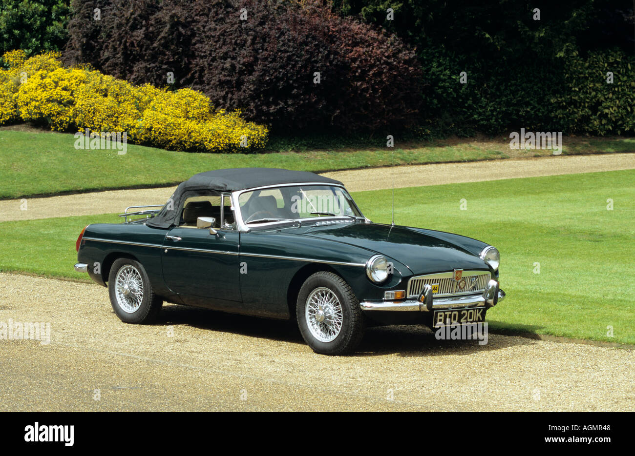 MG B Roadster eingeführt 1962 Stockfoto