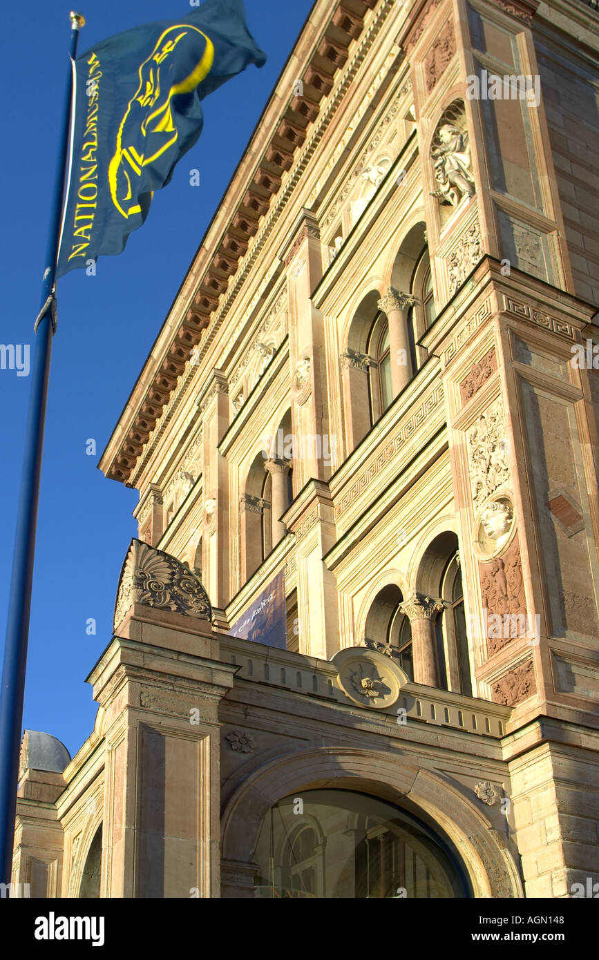 Das Nationalmuseum in Stockholm Schweden Stockfoto