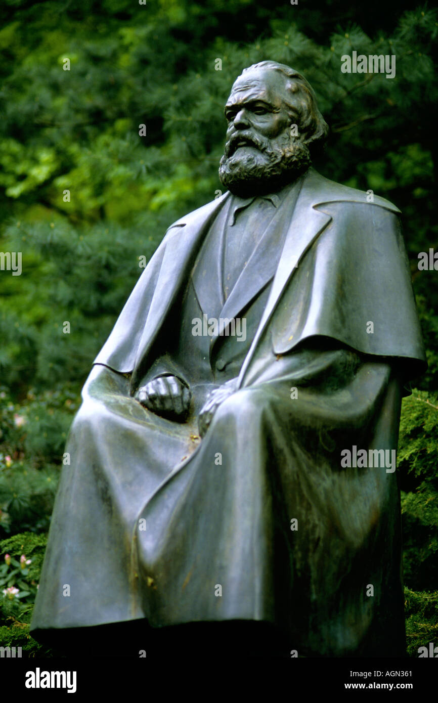 Karl Marx in Tschechien Karlovy Vary Stockfoto