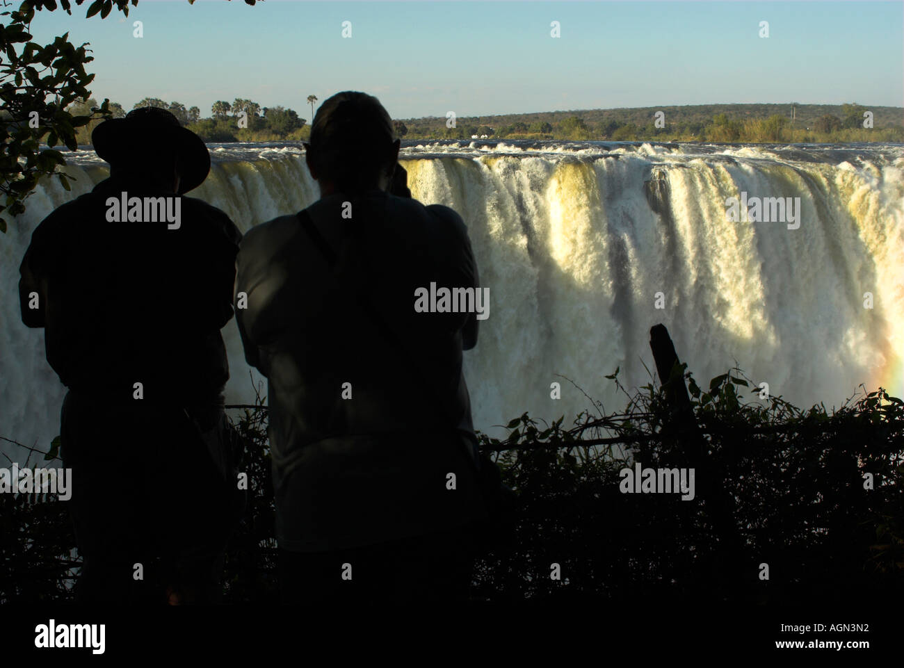 Viktoriafälle, Simbabwe. Stockfoto