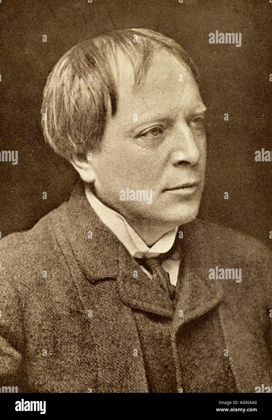 Arthur Machen, 1863 - 1947. Walisische Autor und Mystic, Verfasser der übernatürlichen, Fantasy, Horror und Science Fiction. Stockfoto